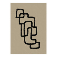 Black Minimalist Lines (Print Only)