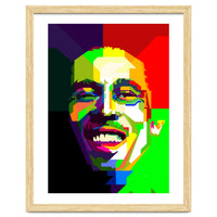 Bob Marley Reggae Icon Pop Art WPAP