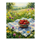 Summer Strawberries in the Meadow (Print Only) thumbnail