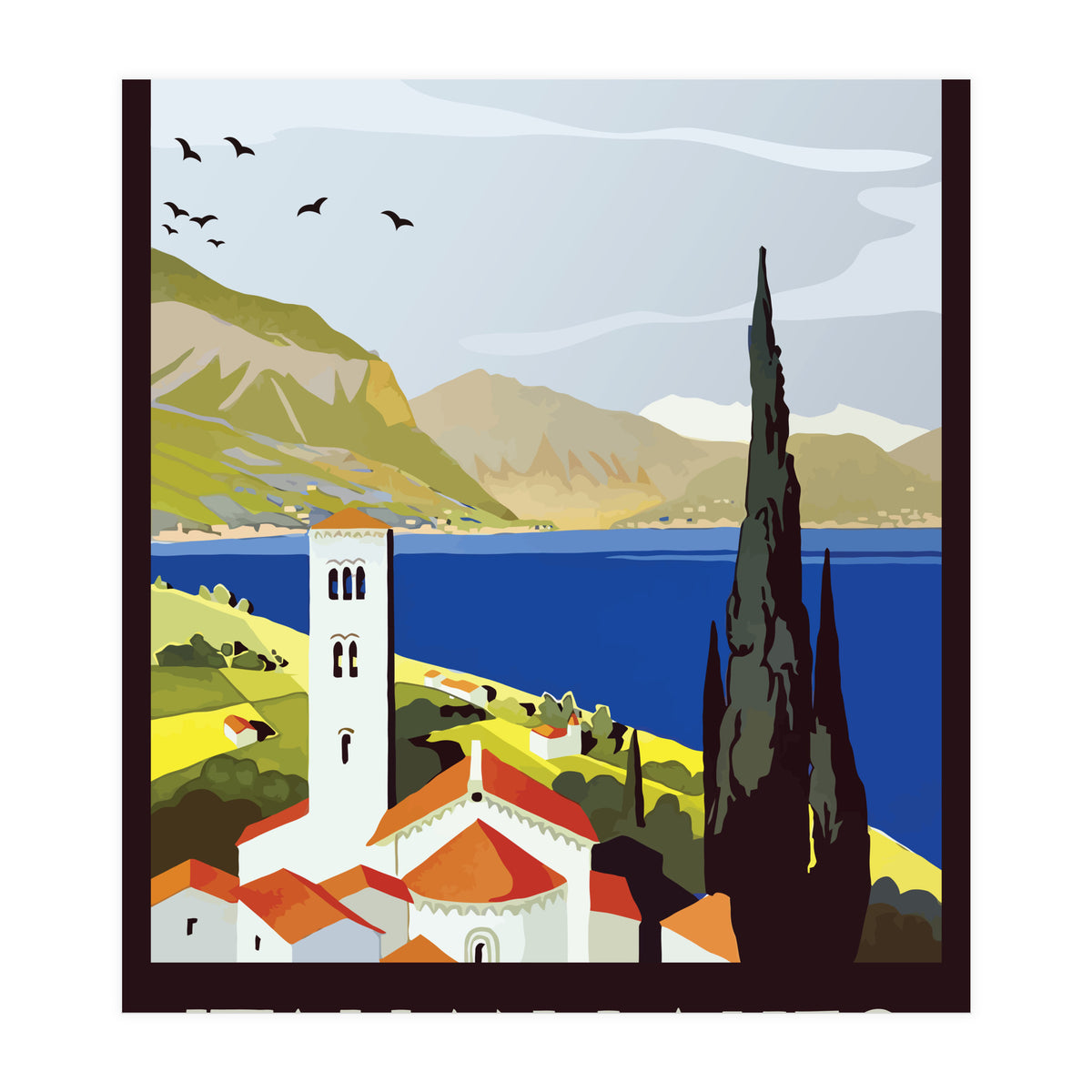 Italian Lakes (Print Only)