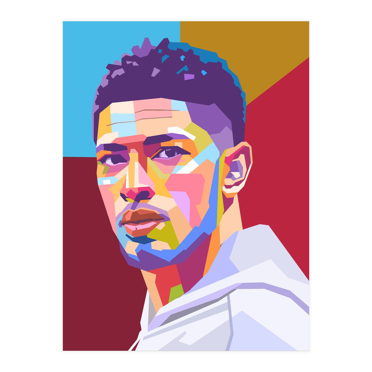 Jude Bellingham pop art portrait (Print Only)