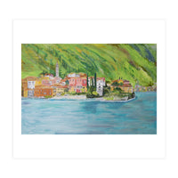 View Across The Lake To Varenna  (Print Only)