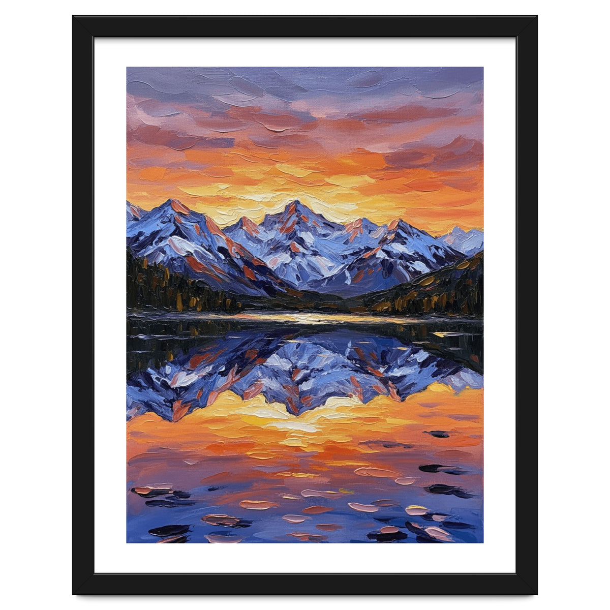 Alpenglow Reflections