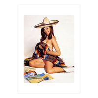 Sexy Pinup Mexican Girl (Print Only)