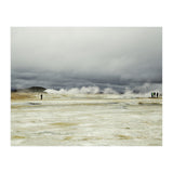 Tourists at the volcano steam spot - Iceland (Print Only) thumbnail