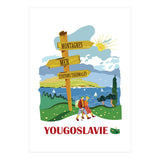 Hiking on Adriatic Coast, Yugoslavia (Print Only) thumbnail