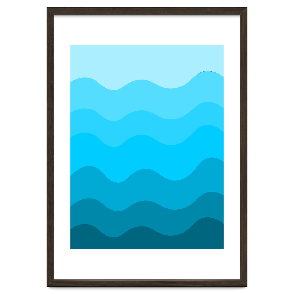 Blue gradient design