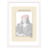 Young Man with an Apple (1505) – Raphael (ascii art) thumbnail
