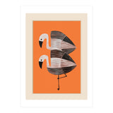 Tangerine Flamingos (Print Only) thumbnail