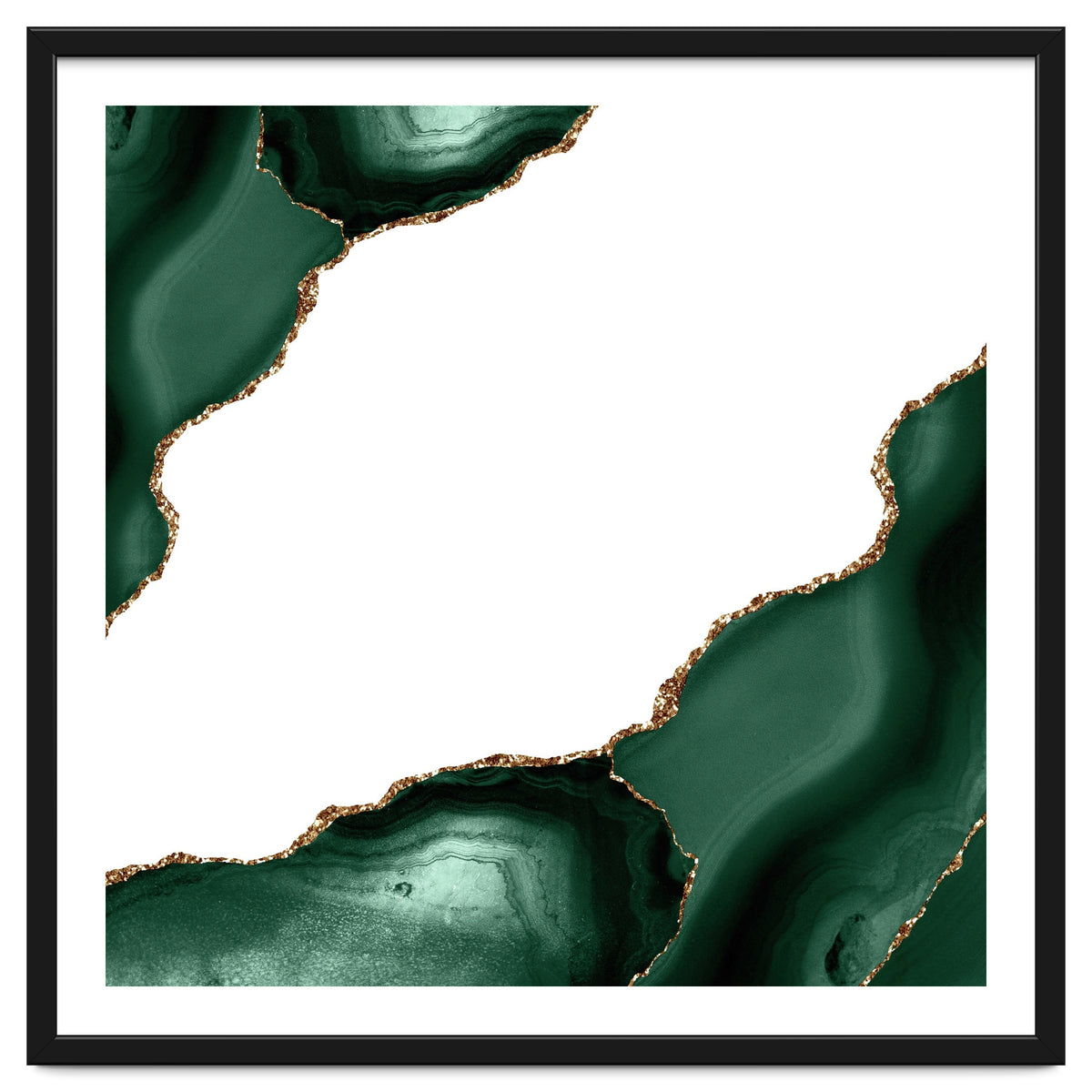 Emerald & Gold Agate Texture 16