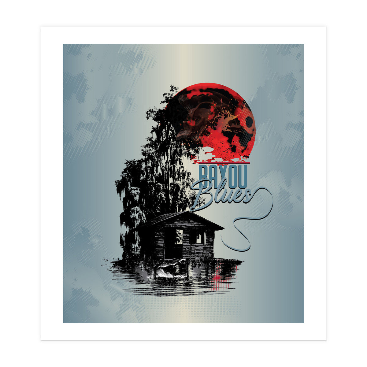 Bayou Blues Swamp (Print Only)