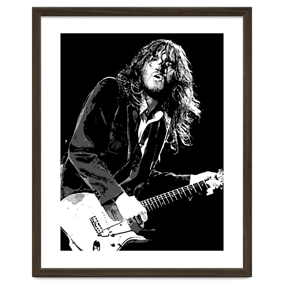 John Frusciante American Musician Legend in Monochrome