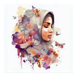 Floral Line Art Veil Profile (Print Only) thumbnail