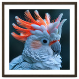 Cockatoo Bird With Orange Crest Portrait thumbnail