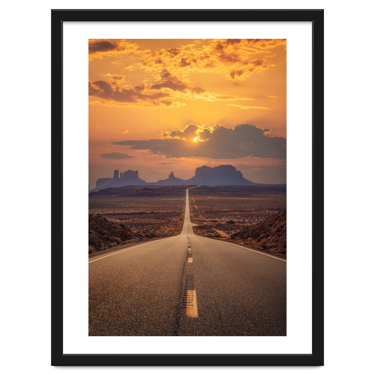 Famous Forrest Gump Road - Monument Valley