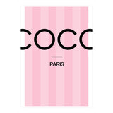 Paris Fashion Quote Art, Coco Chanel, Chic Decor (Print Only) thumbnail
