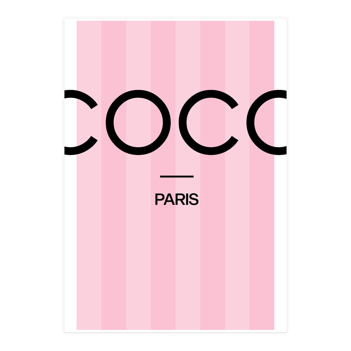 Paris Fashion Quote Art, Coco Chanel, Chic Decor (Print Only)