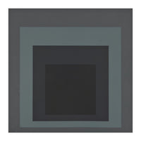 JOSEF ALBERS - HOMAGE TO THE SQUARE BLACK GREY (Print Only)