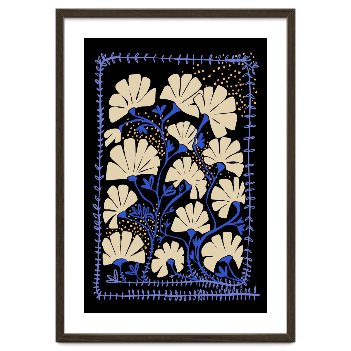 Klimts blooming  black