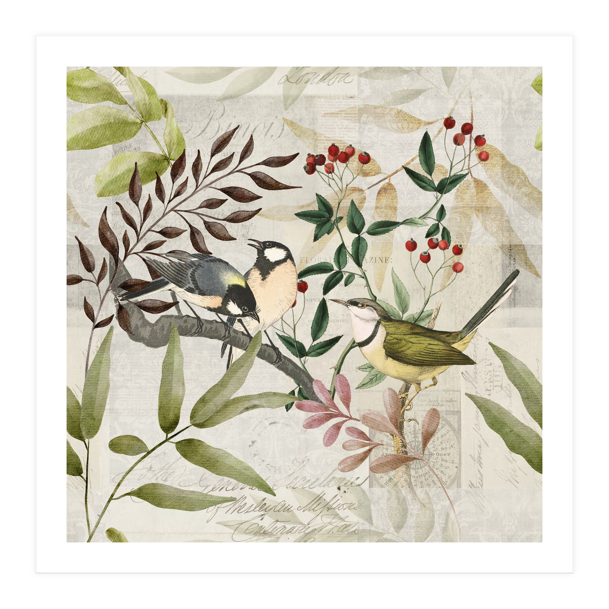 Autmn Birds (Print Only)