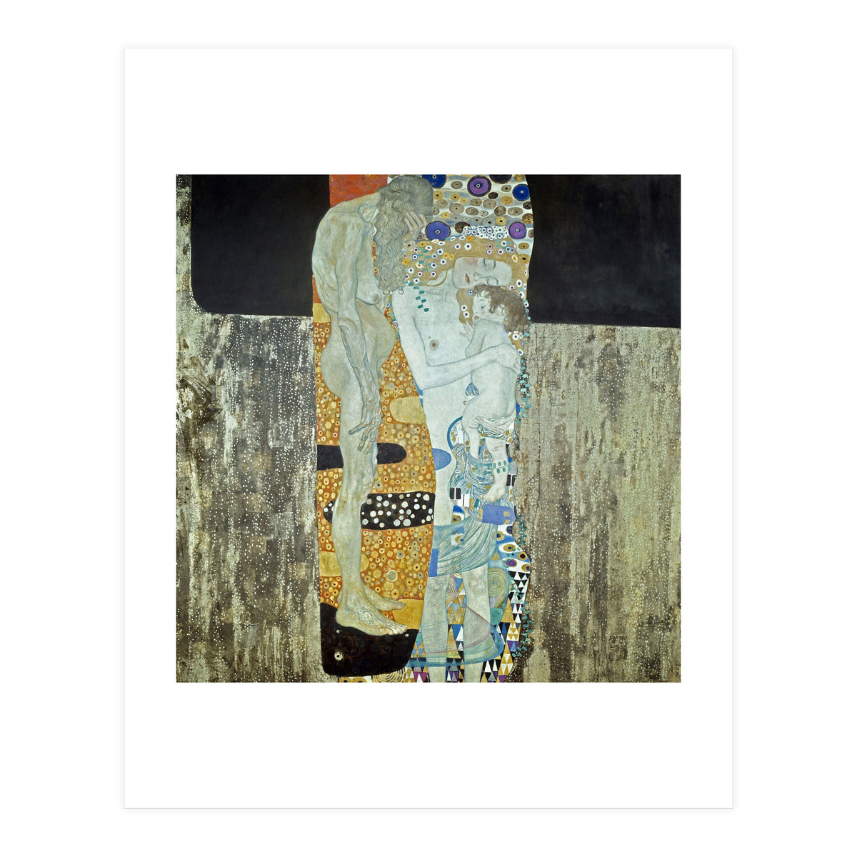 'The Three Ages of Woman', 1905, Oil on canvas, 180 x 180. (Print Only)