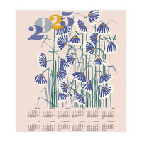 calendar 2025 pastel flowers  (Print Only)