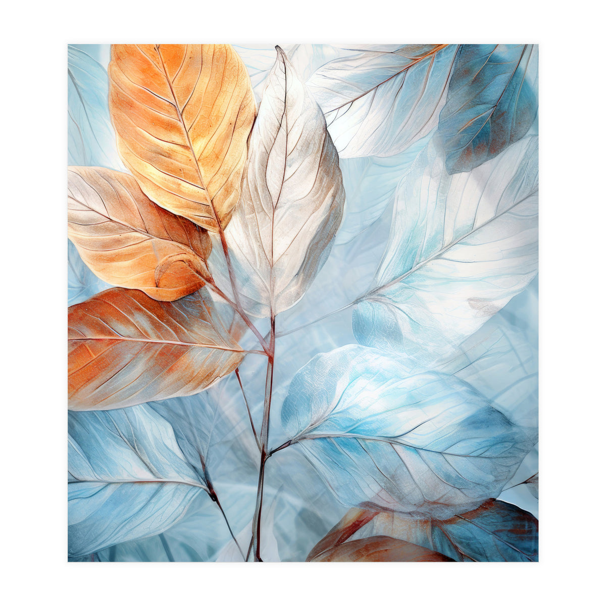 Winter leaves 3 (Print Only)