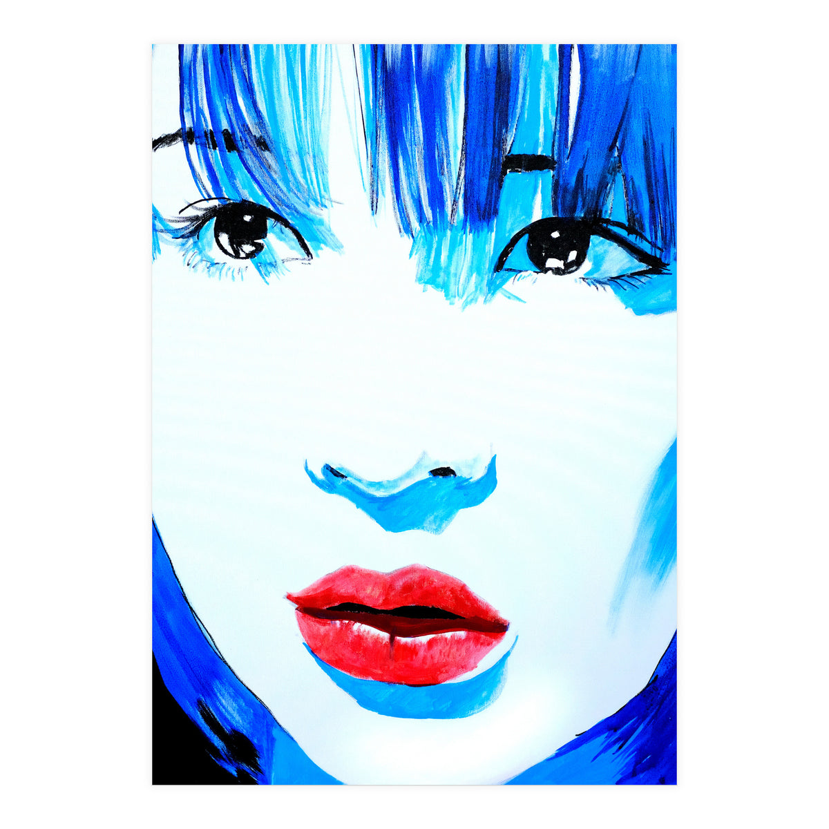 Noriko Blue Shadow (Print Only)