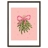 Mistletoe And Pink Bow thumbnail