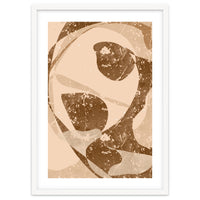 Abstract Brown Scratch