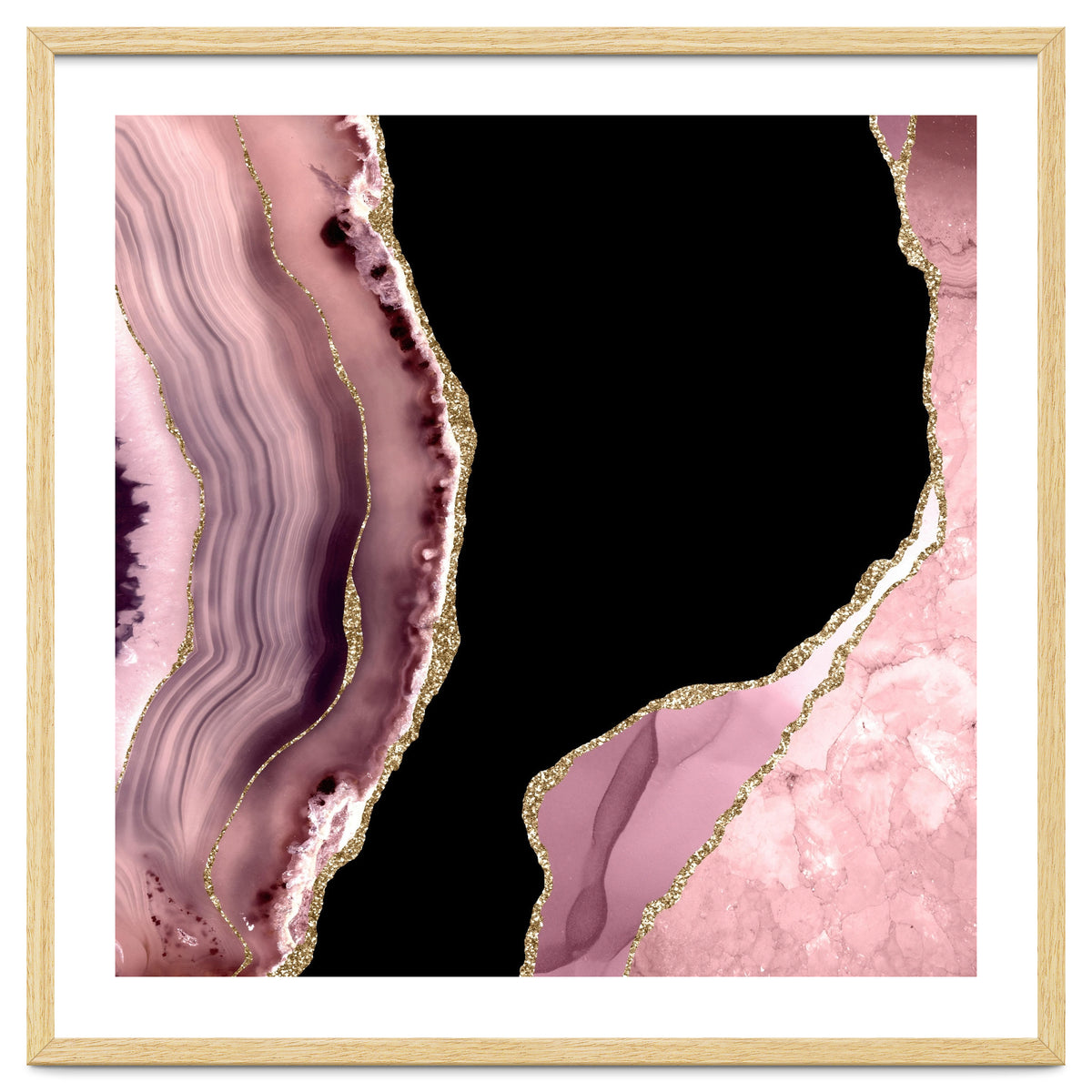 Blush & Gold Agate Texture 01