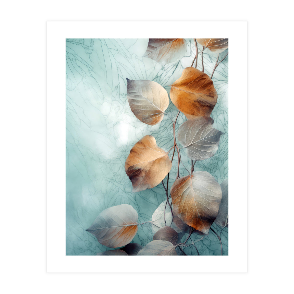 Winter leaves 2 (Print Only)