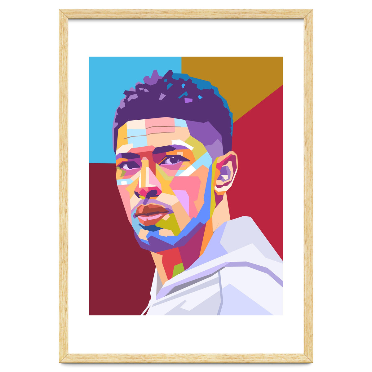 Jude Bellingham pop art portrait