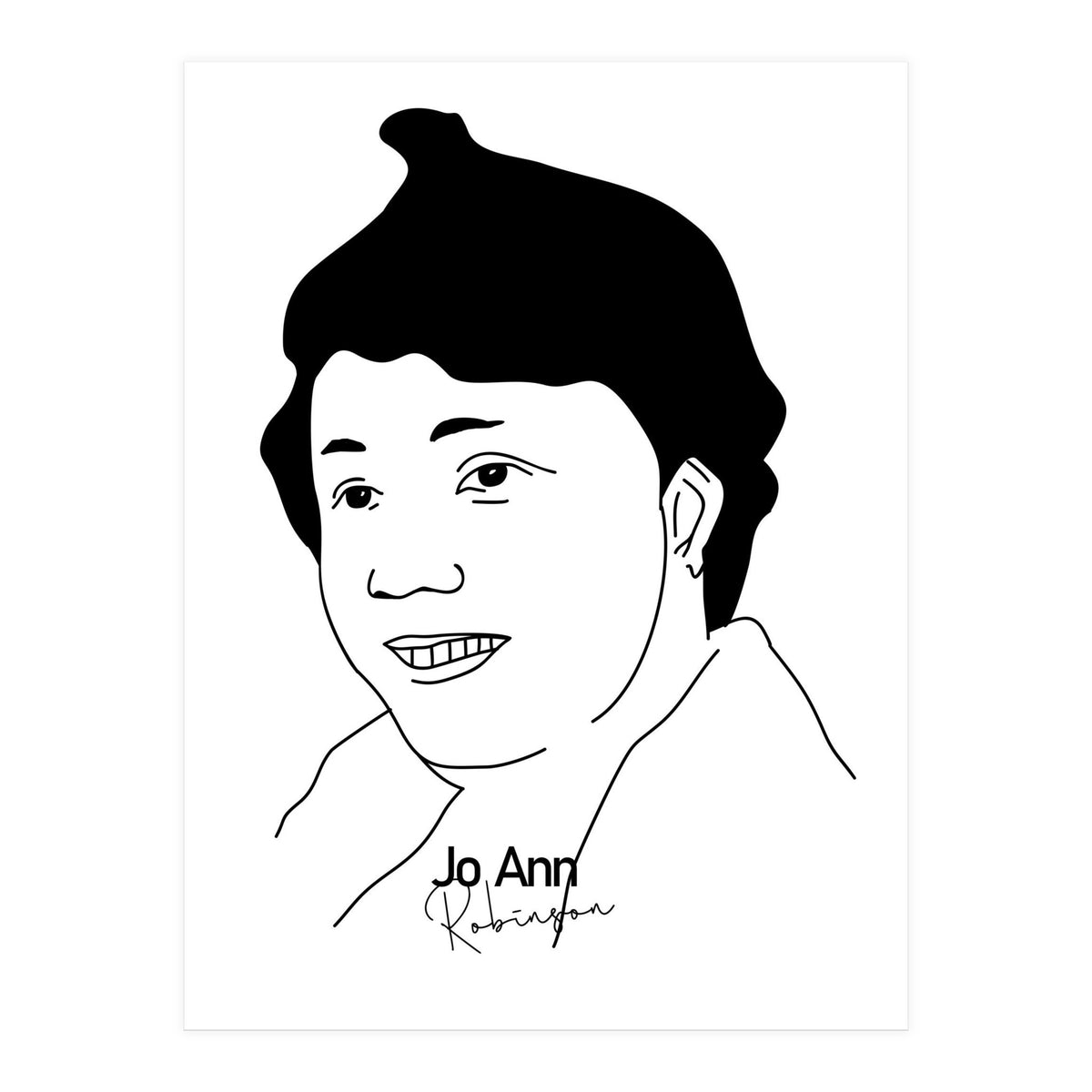 Jo Ann Robinson Civil Rights Movement (Print Only)