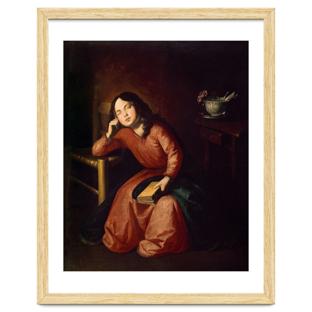 Child Madonna Asleep. La Virgen niña dormida. 1664. Jerez de la Frontera collegiate church.