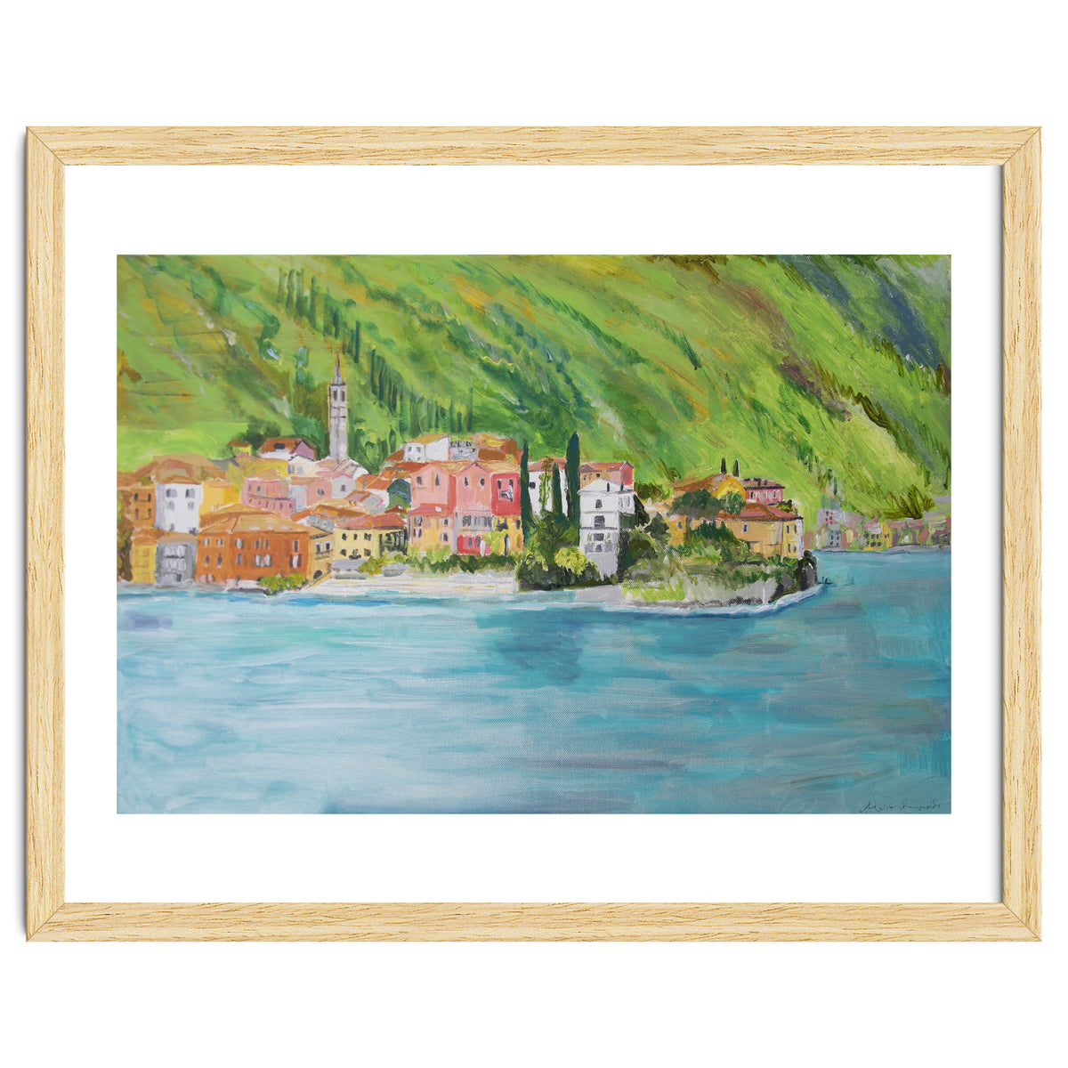 View Across The Lake To Varenna