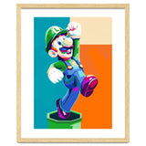 Mario Luigi Pop Art Cartoon Pop Art thumbnail
