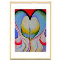 Georgia O’Keeffe – Series 1, No. 8 (1918) | Expressive Abstract Watercolor of Organic Rhythm and Modernist Form