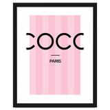Paris Fashion Quote Art, Coco Chanel, Chic Decor thumbnail