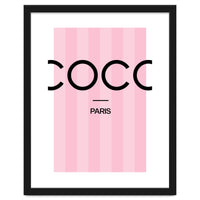 Paris Fashion Quote Art, Coco Chanel, Chic Decor