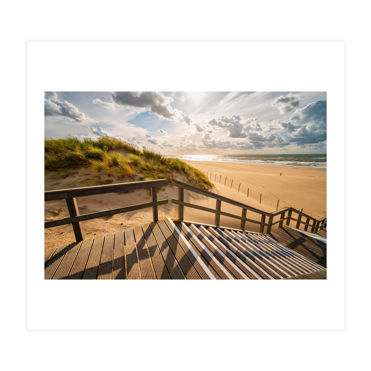 A day at the Dutch beach (Print Only)