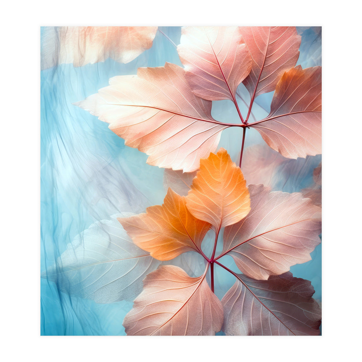 Winter leaves 1 (Print Only)