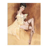 Late Portrait Of Sexy Pinup Secretary Woman (Print Only) thumbnail