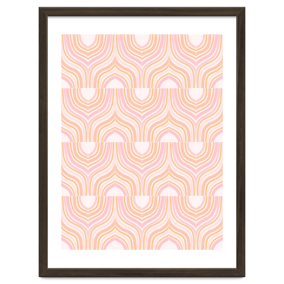 Peachy Marbeling Tiles