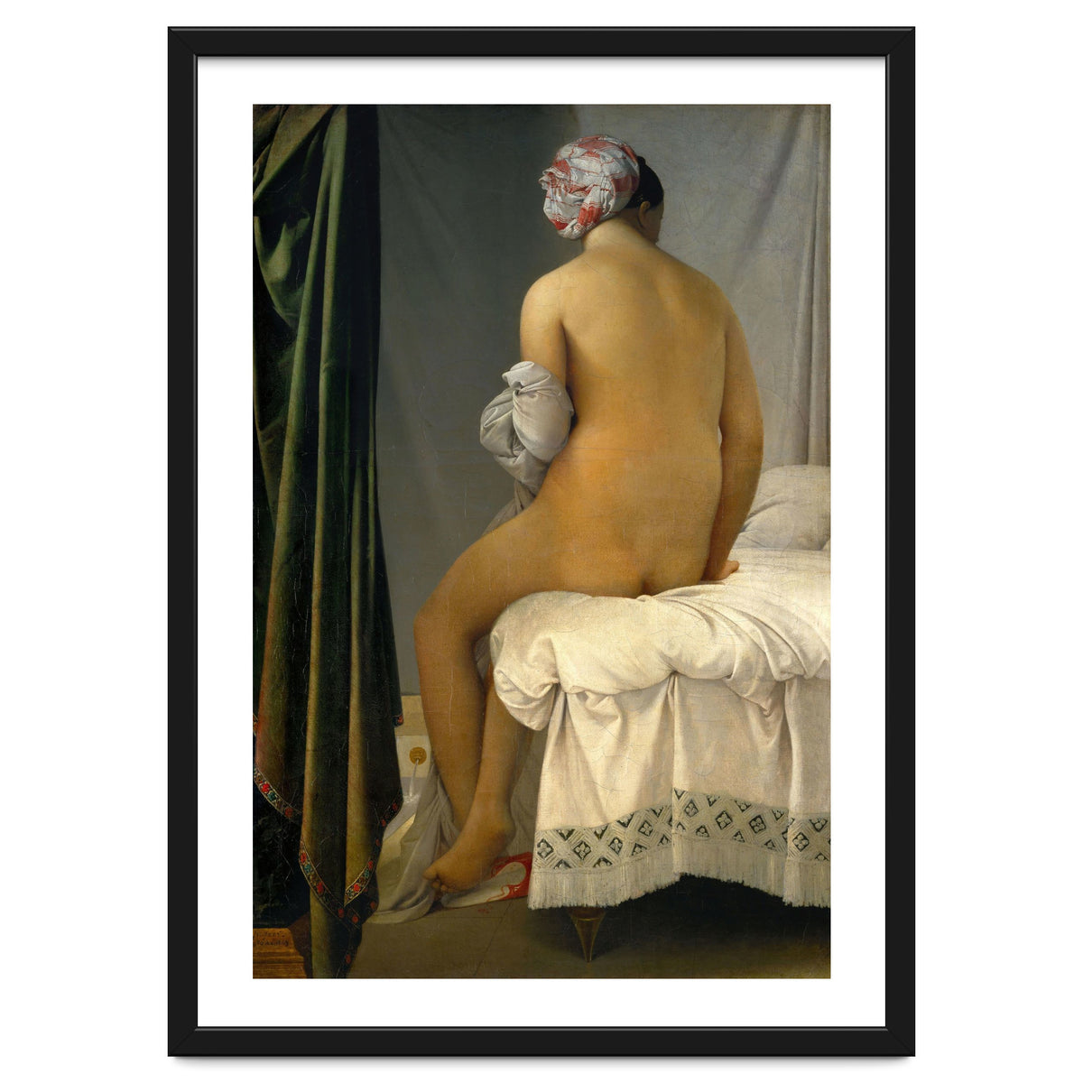 Jean Auguste Dominique Ingres / 'The Valpinçon Bather', 1806, Oil on canvas, 146 × 97,5 cm, RF 259.