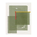 GREEN WATERCOLOR SHAPES NO.2 (Print Only) thumbnail