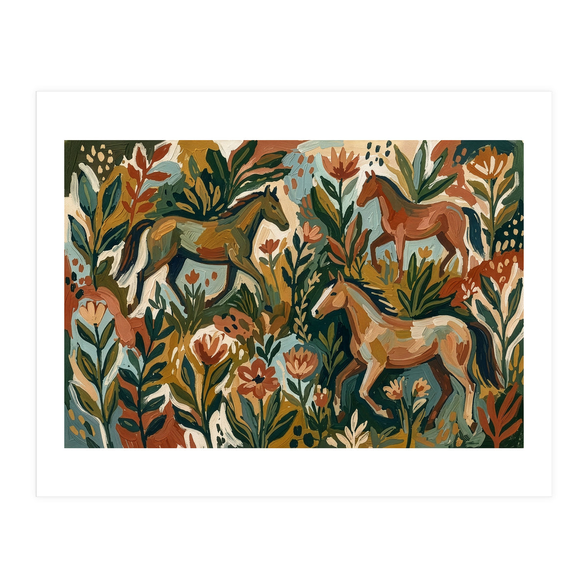 Galloping Meadow Serenity (Print Only)