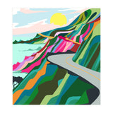 The Best Is Yet To Come, Nature Travel Landscape Colorful, Hope Positivity Growth Mindset, Eclectic Bohemian Forest Contemporary, Illustration Adventure Sunset (Print Only) thumbnail
