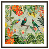 Exotic Parrots Jungle Landscape thumbnail