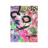 Crazy Town Multimedia Abstract Art Print Large Wall Art Poster Viddy Pop Mood Room (Print Only)